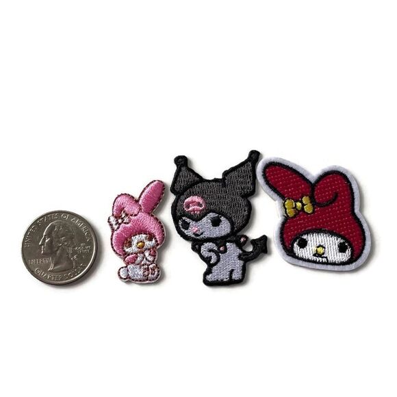 My Melody 3 pc. Embroidered Patches - Picture 2 of 3